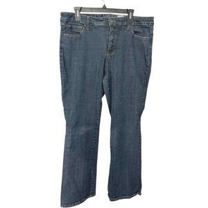 Cato Size 16 Bootcut Jeans 35x31 Stretch Denim Casual Work Wear Western Cowgirl